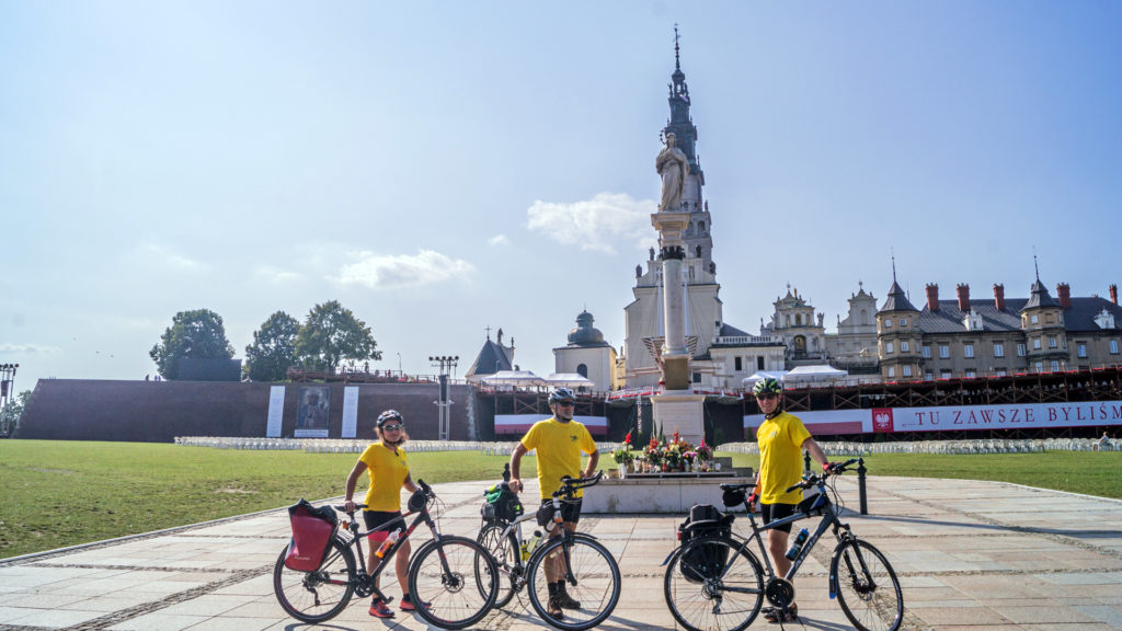 pielgrzymka rowerowa, rowerowe wycieczki, częstochowa na rowerze